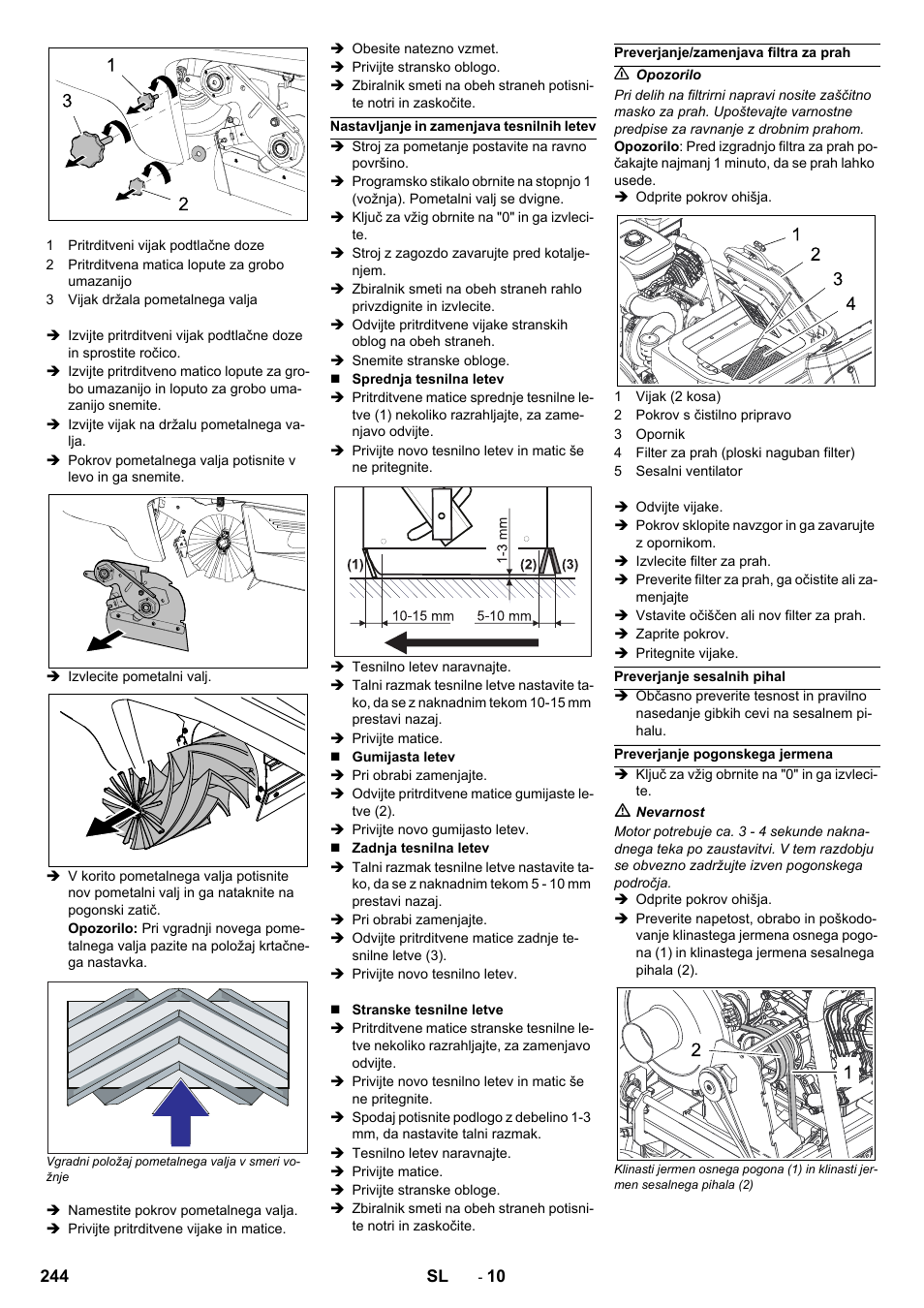 Karcher KM 90-60 R P Advanced User Manual | Page 244 / 397