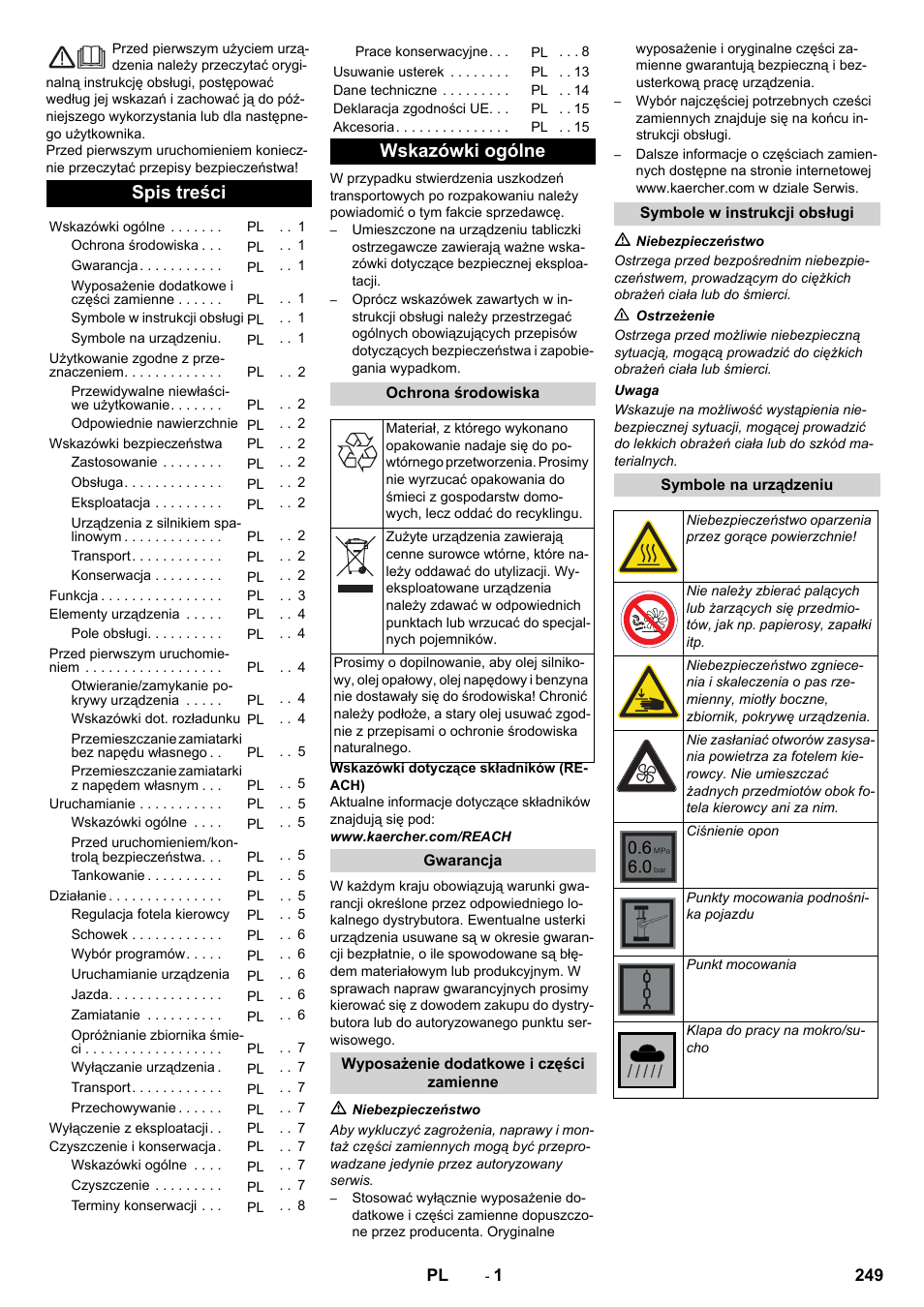 Karcher KM 90-60 R P Advanced User Manual | Page 249 / 397