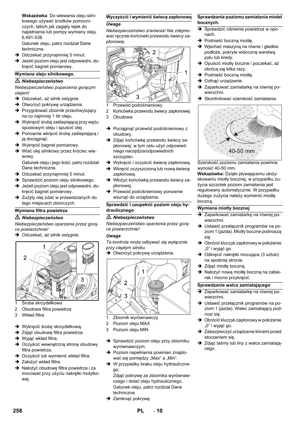 Karcher KM 90-60 R P Advanced User Manual | Page 258 / 397