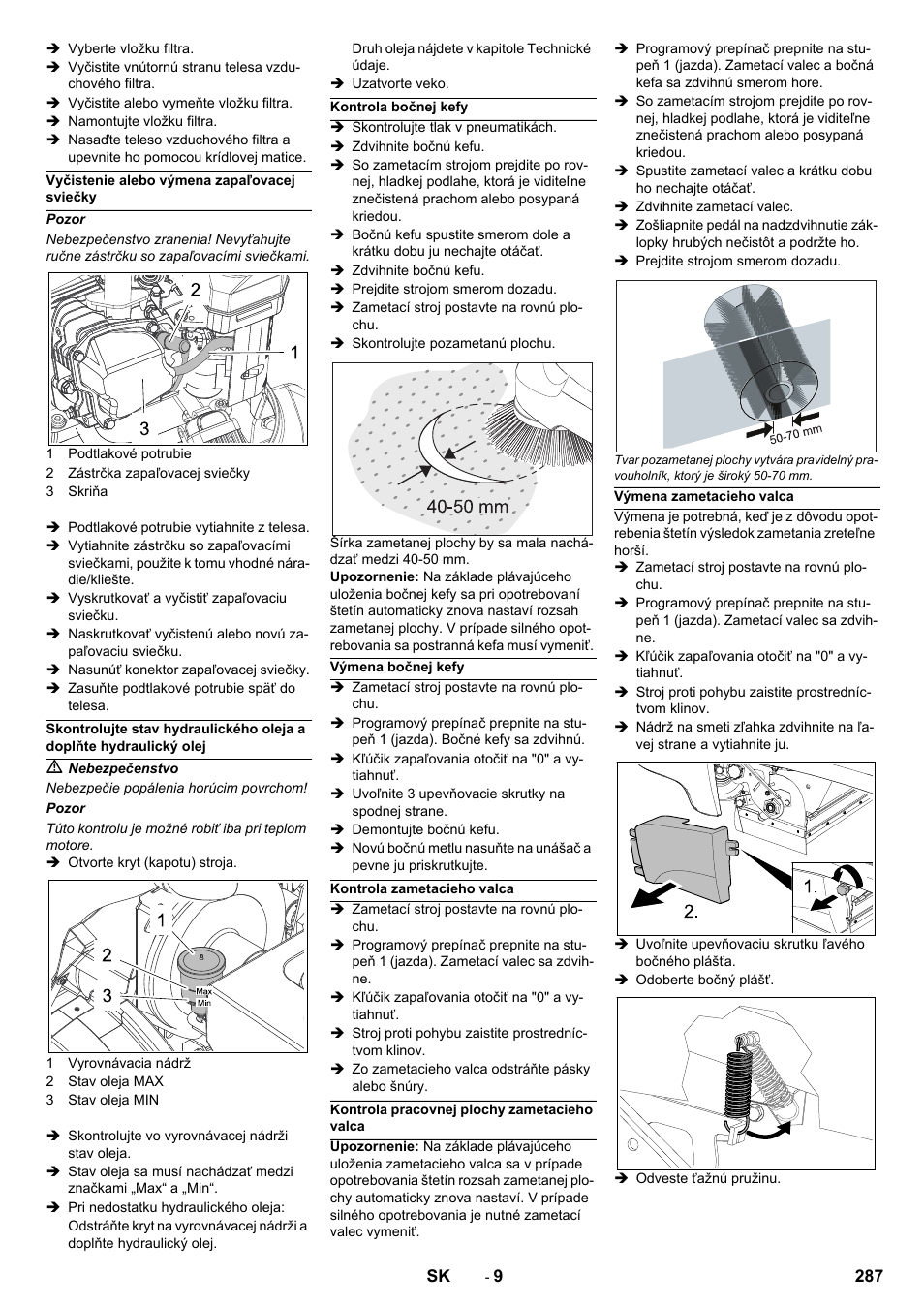 Karcher KM 90-60 R P Advanced User Manual | Page 287 / 397