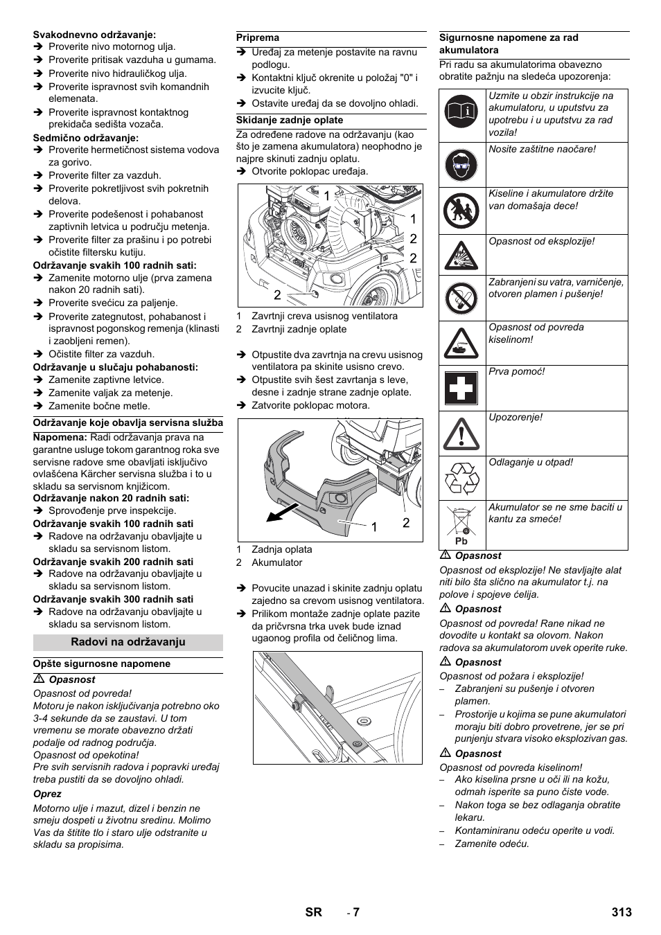 Karcher KM 90-60 R P Advanced User Manual | Page 313 / 397