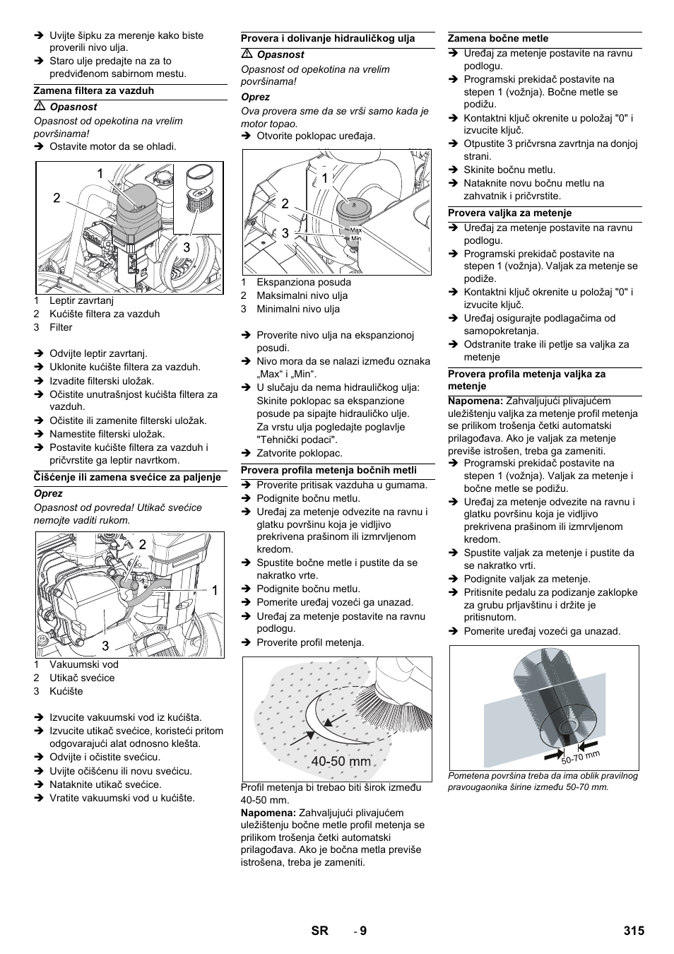 Karcher KM 90-60 R P Advanced User Manual | Page 315 / 397