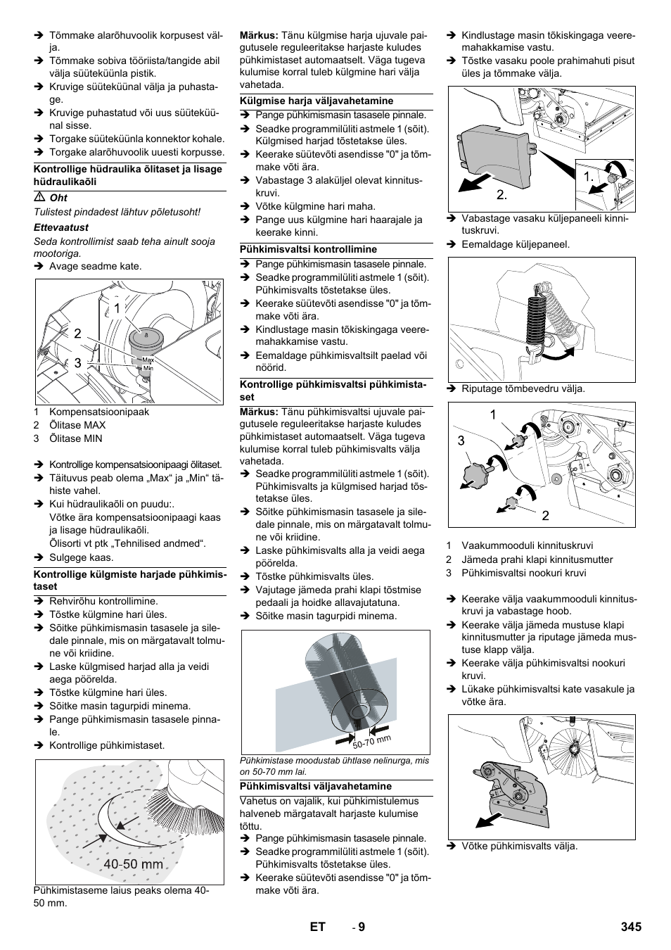 Karcher KM 90-60 R P Advanced User Manual | Page 345 / 397