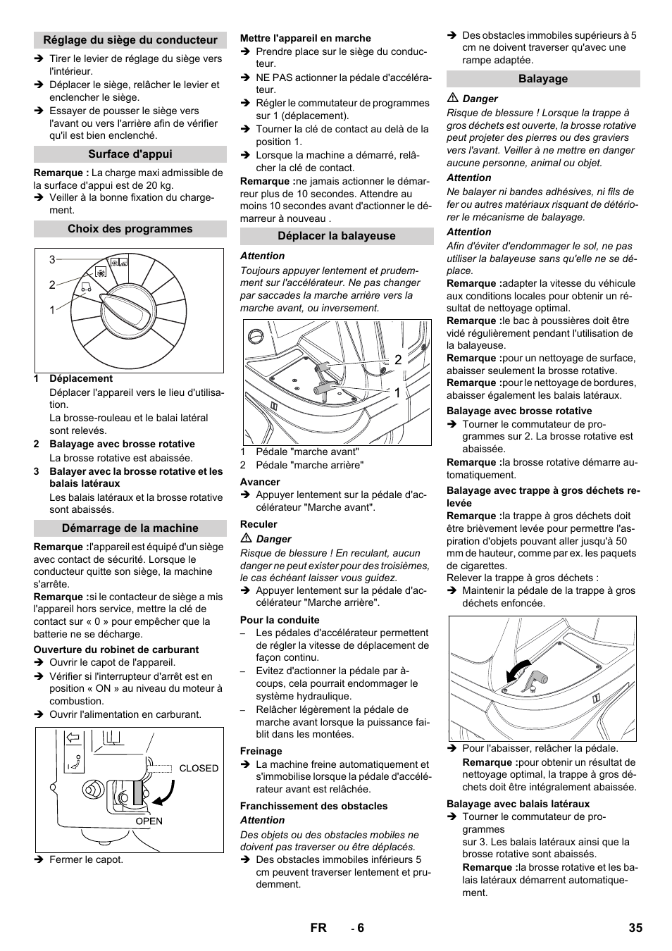 Karcher KM 90-60 R P Advanced User Manual | Page 35 / 397