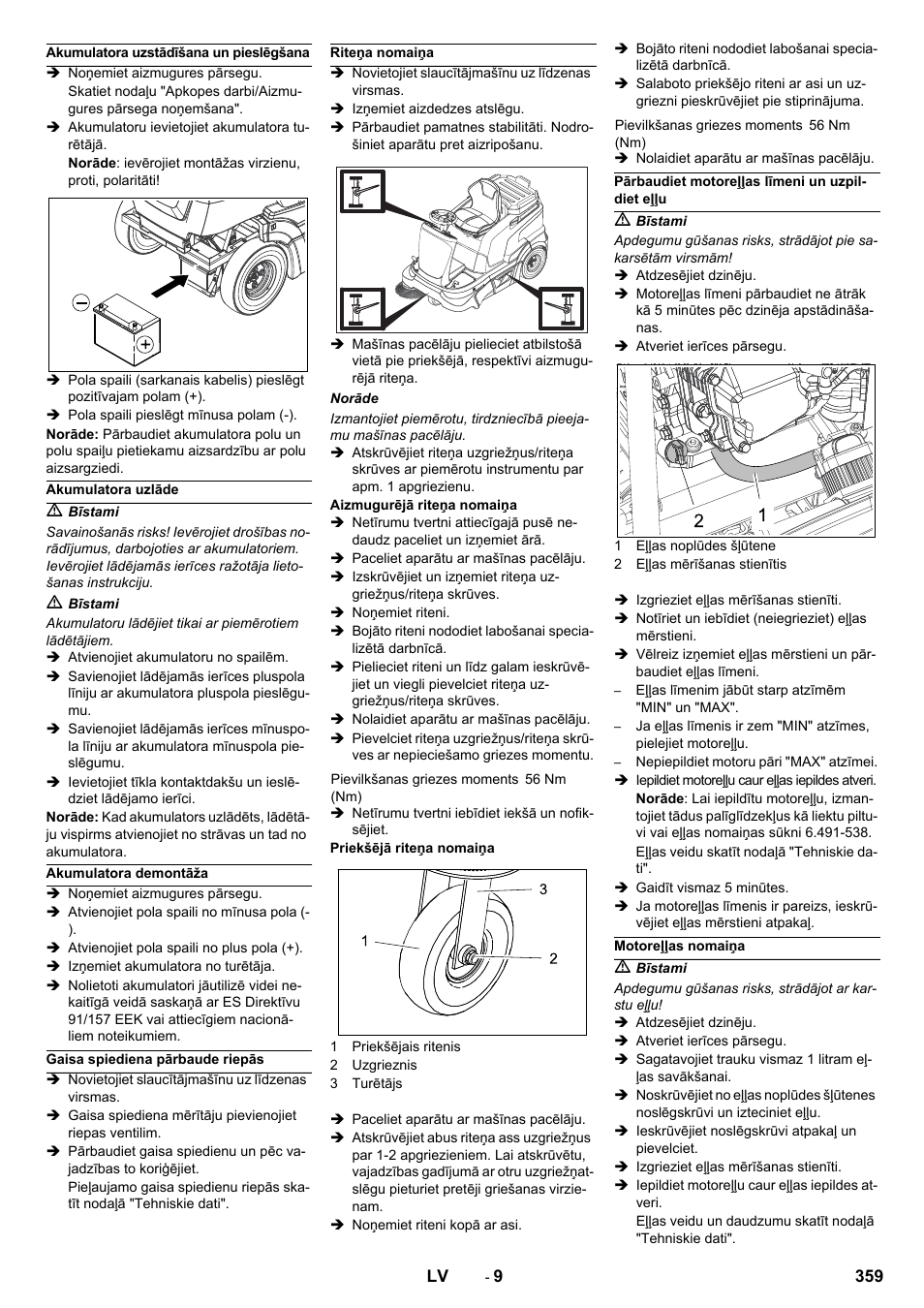 Karcher KM 90-60 R P Advanced User Manual | Page 359 / 397