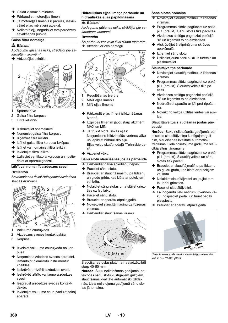 Karcher KM 90-60 R P Advanced User Manual | Page 360 / 397