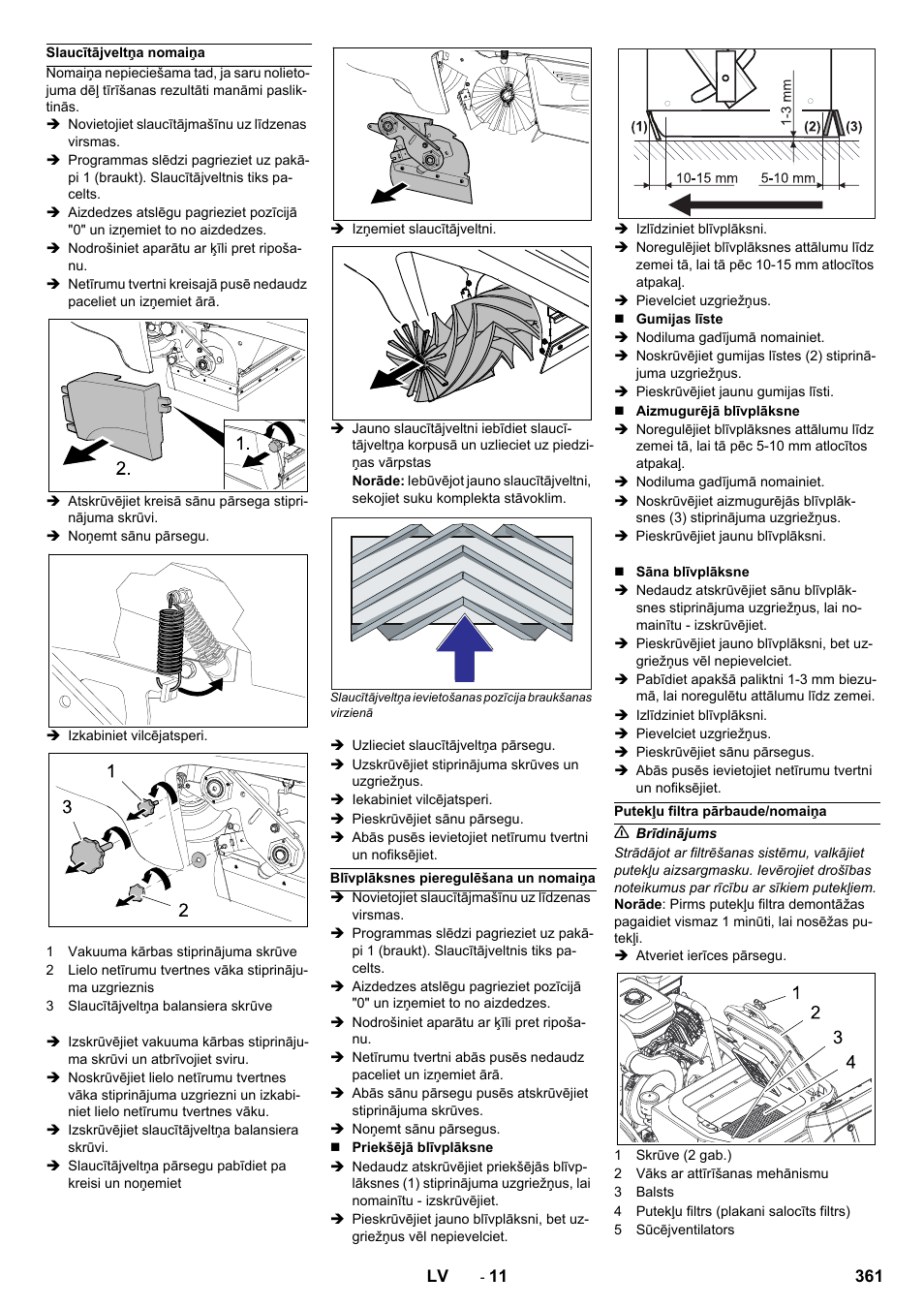 Karcher KM 90-60 R P Advanced User Manual | Page 361 / 397