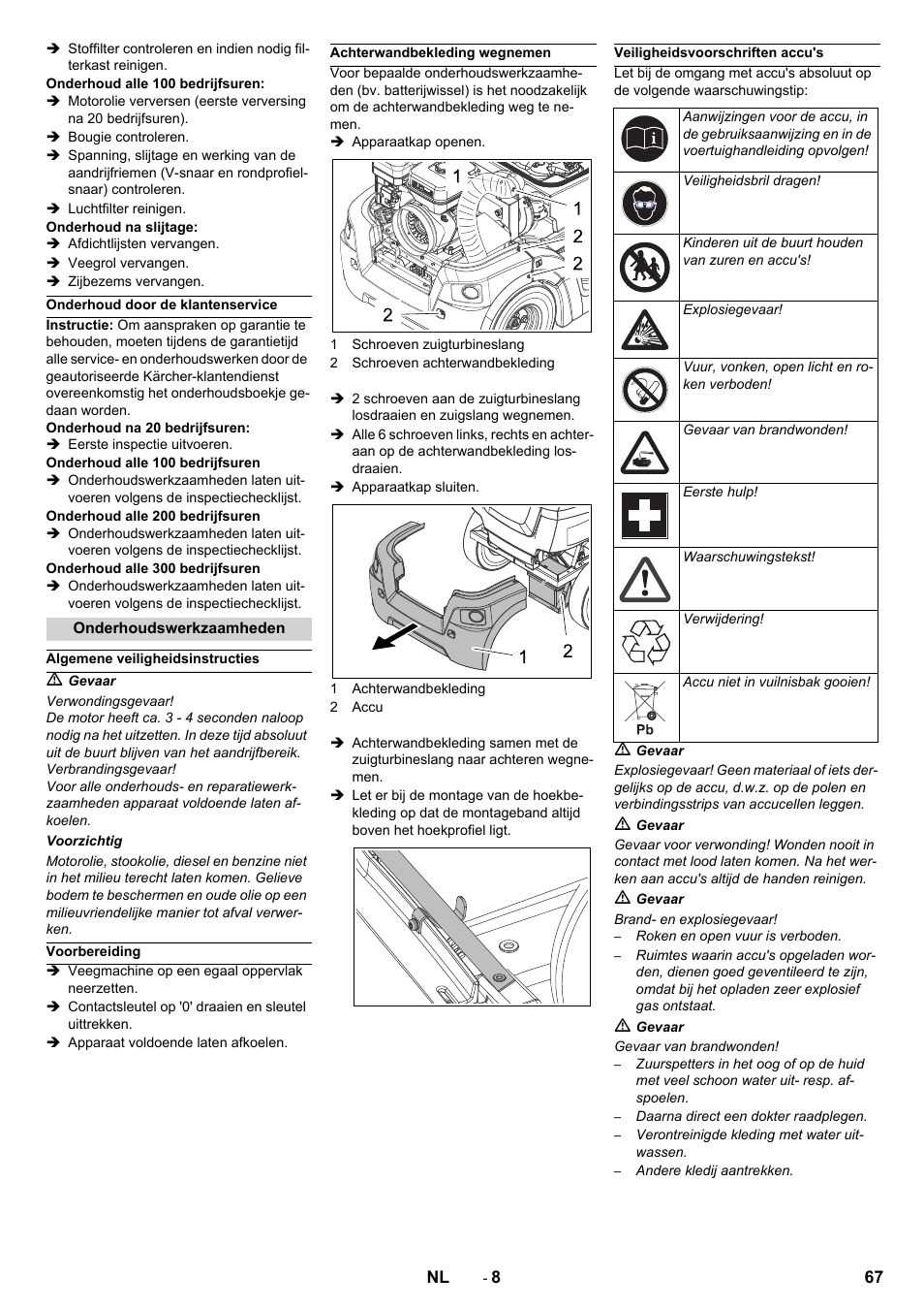 Karcher KM 90-60 R P Advanced User Manual | Page 67 / 397
