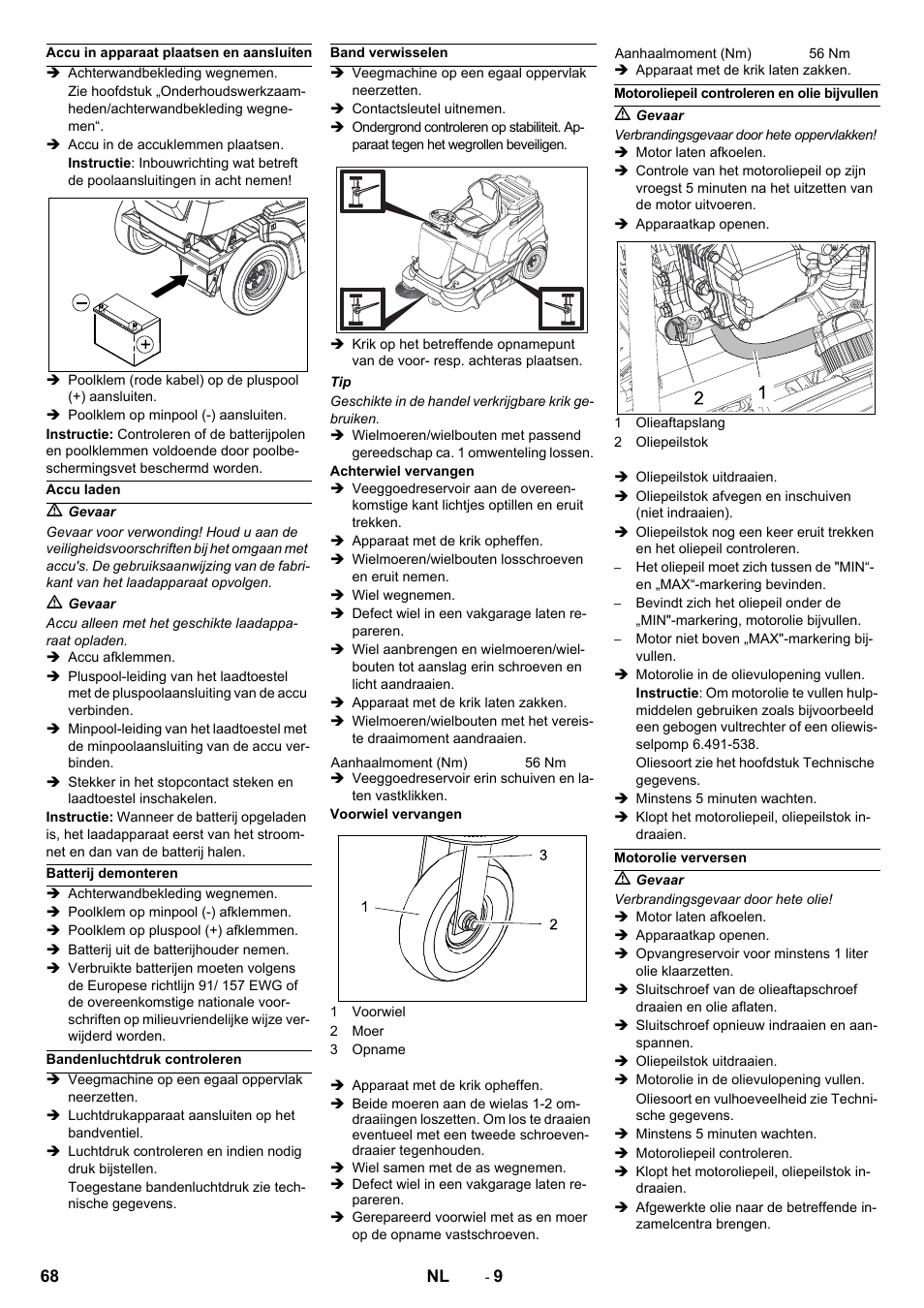 Karcher KM 90-60 R P Advanced User Manual | Page 68 / 397
