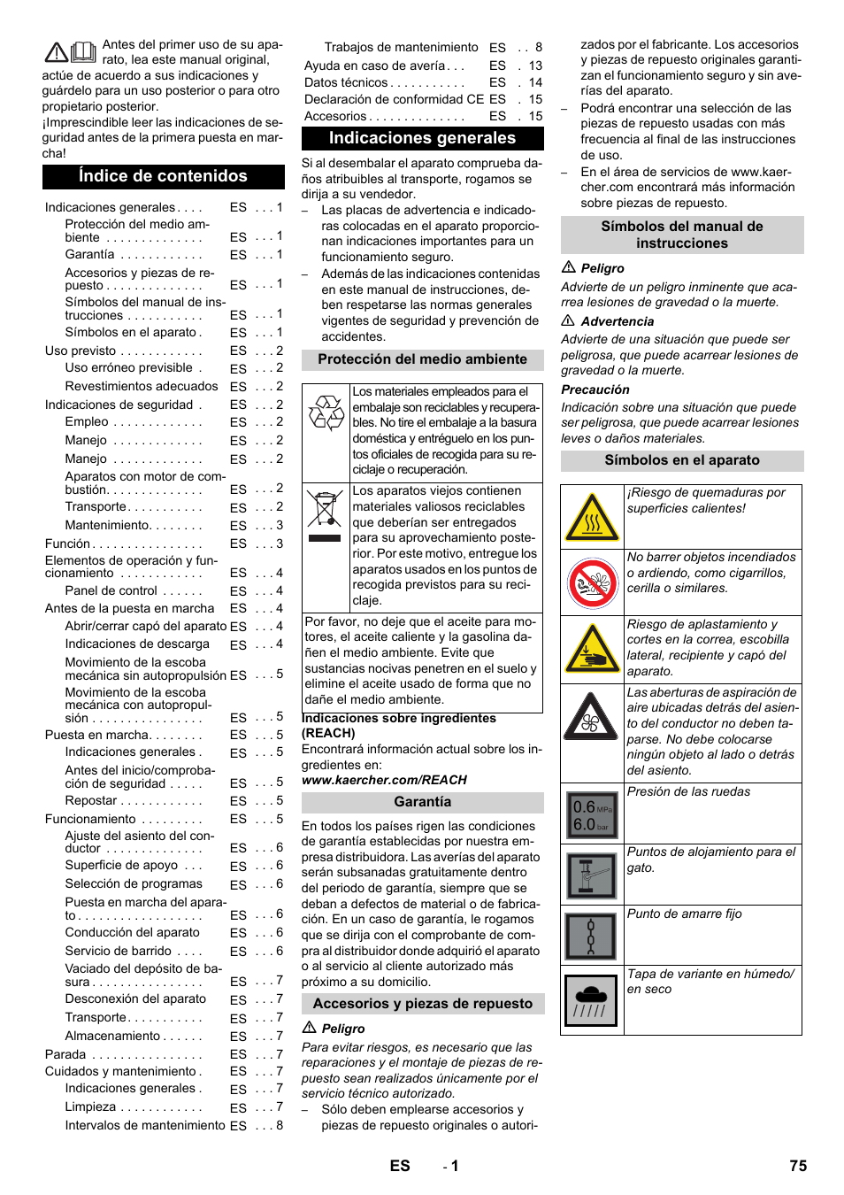 Karcher KM 90-60 R P Advanced User Manual | Page 75 / 397