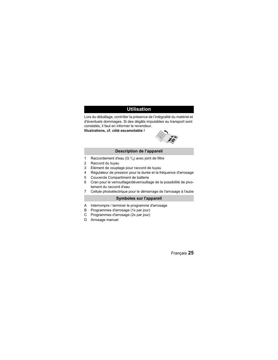 Utilisation | Karcher Unità d'irrigazione WU 60-2 sun User Manual | Page 25 / 78