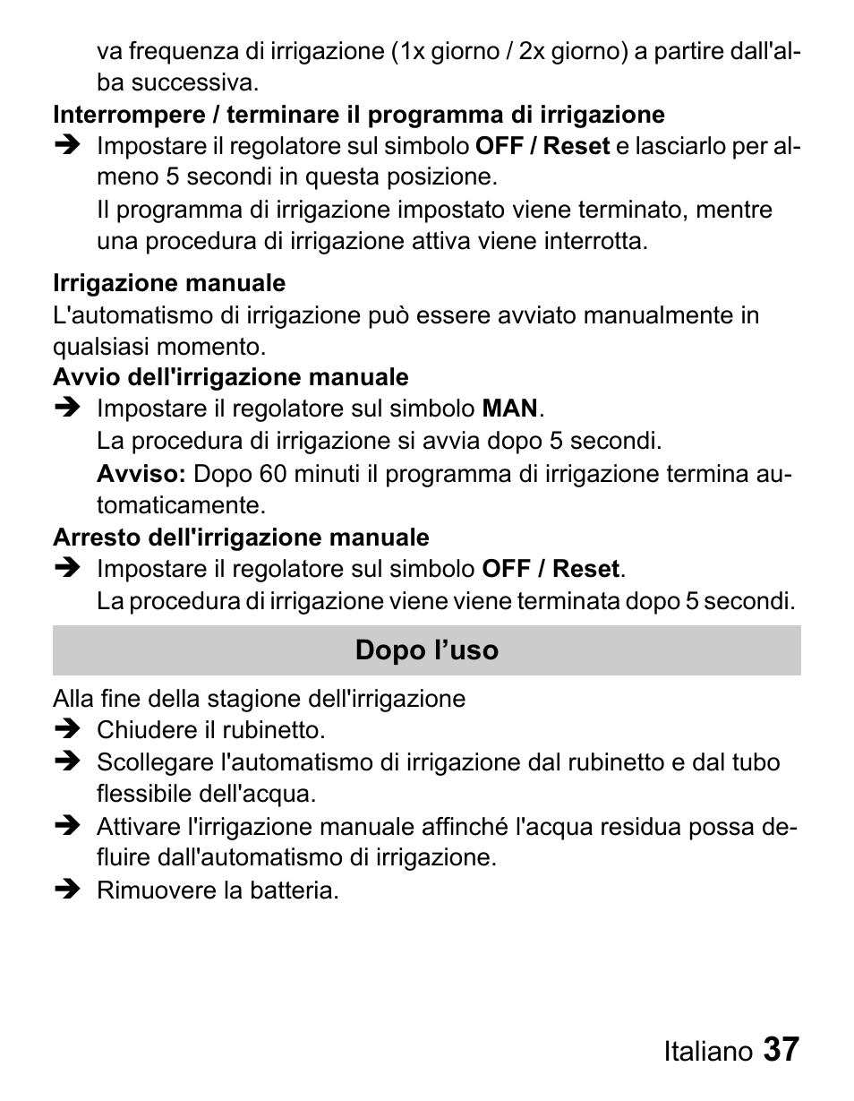 Karcher Unità d'irrigazione WU 60-2 sun User Manual | Page 37 / 78