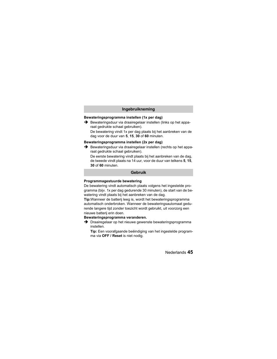 Karcher Unità d'irrigazione WU 60-2 sun User Manual | Page 45 / 78