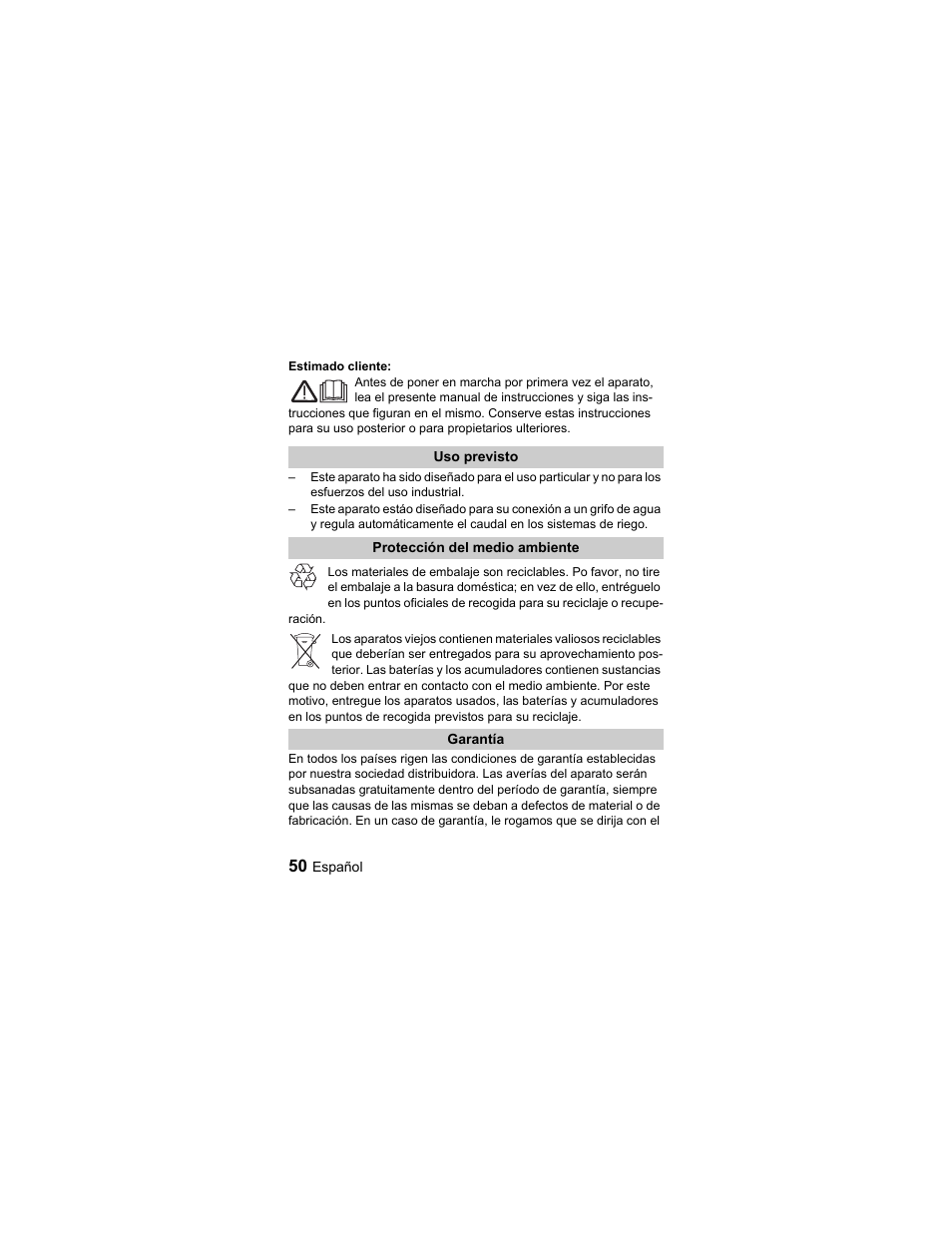Karcher Unità d'irrigazione WU 60-2 sun User Manual | Page 50 / 78