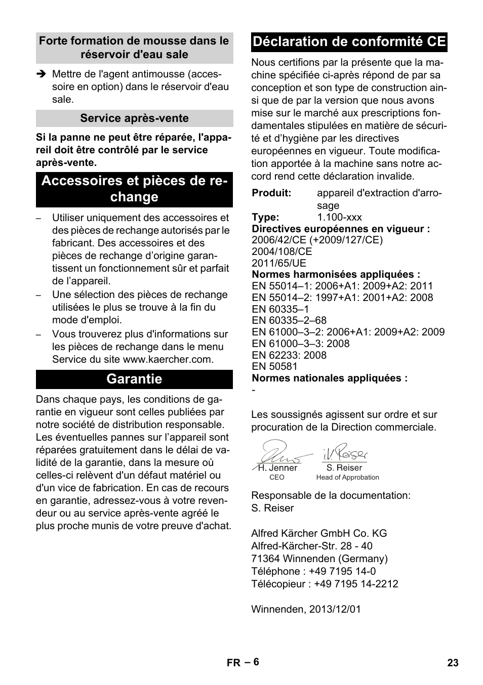 Karcher PUZZI 8-1 C User Manual | Page 23 / 204