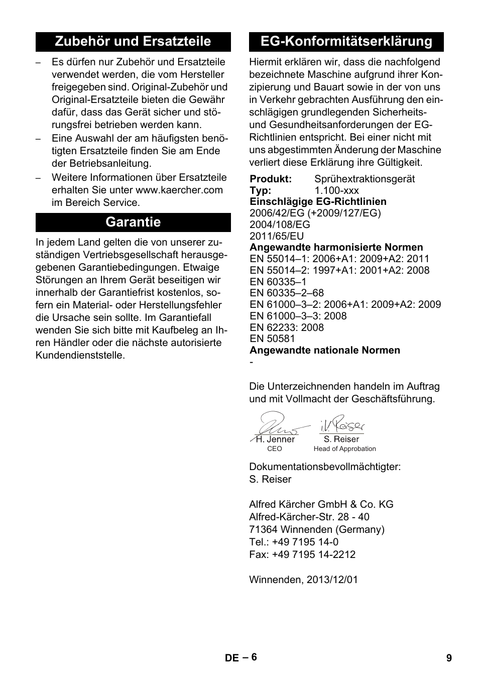 Karcher PUZZI 8-1 C User Manual | Page 9 / 204