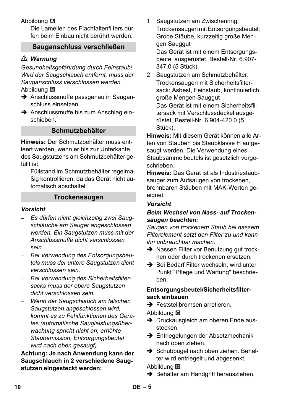 Karcher IVC 60-12-1 Ec H Z22 User Manual | Page 10 / 372