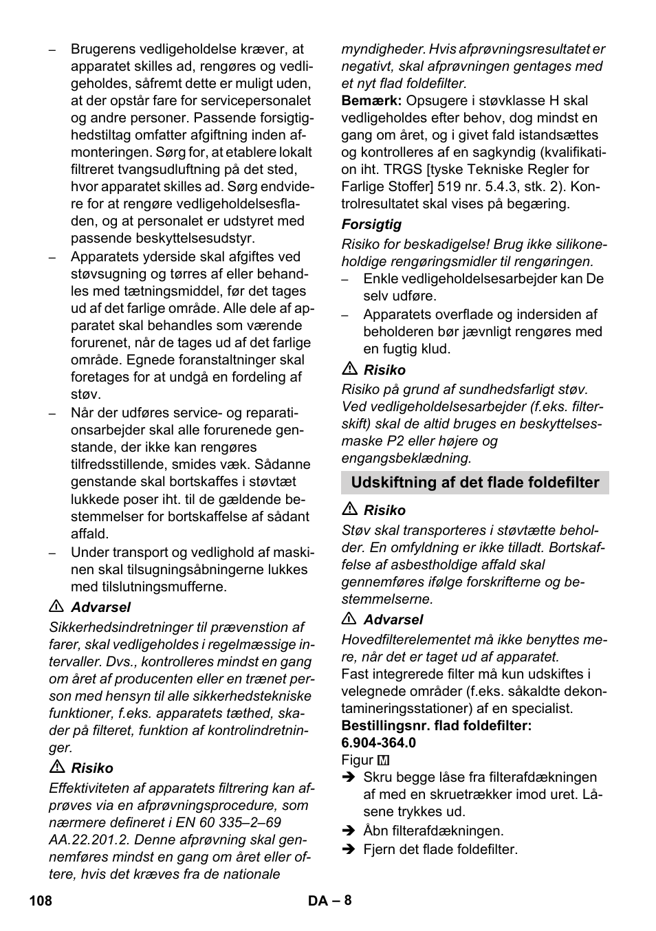 Karcher IVC 60-12-1 Ec H Z22 User Manual | Page 108 / 372