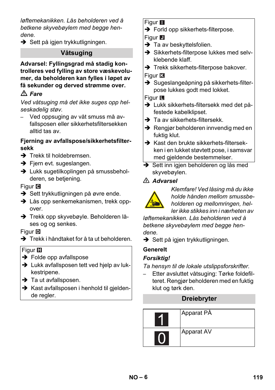 Karcher IVC 60-12-1 Ec H Z22 User Manual | Page 119 / 372