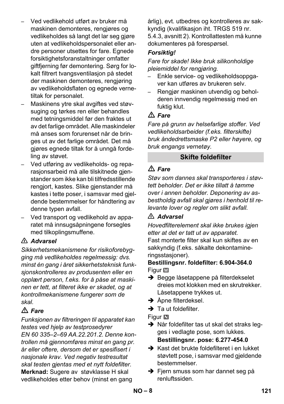 Karcher IVC 60-12-1 Ec H Z22 User Manual | Page 121 / 372
