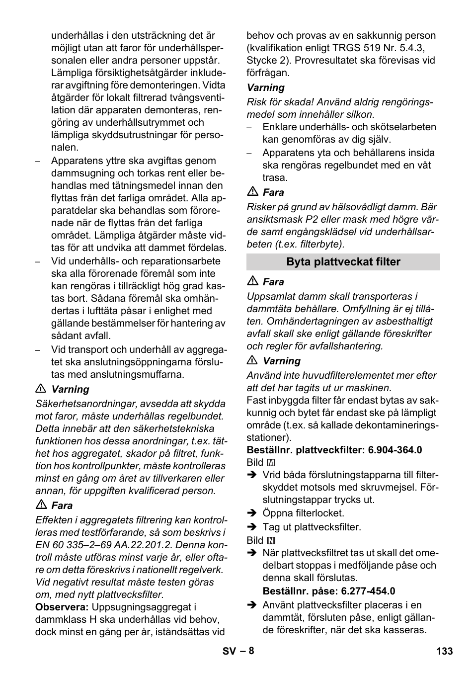 Karcher IVC 60-12-1 Ec H Z22 User Manual | Page 133 / 372