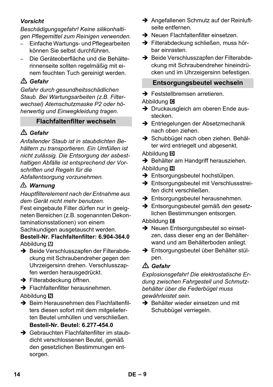 Karcher IVC 60-12-1 Ec H Z22 User Manual | Page 14 / 372