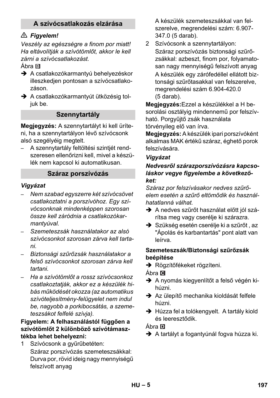 Karcher IVC 60-12-1 Ec H Z22 User Manual | Page 197 / 372