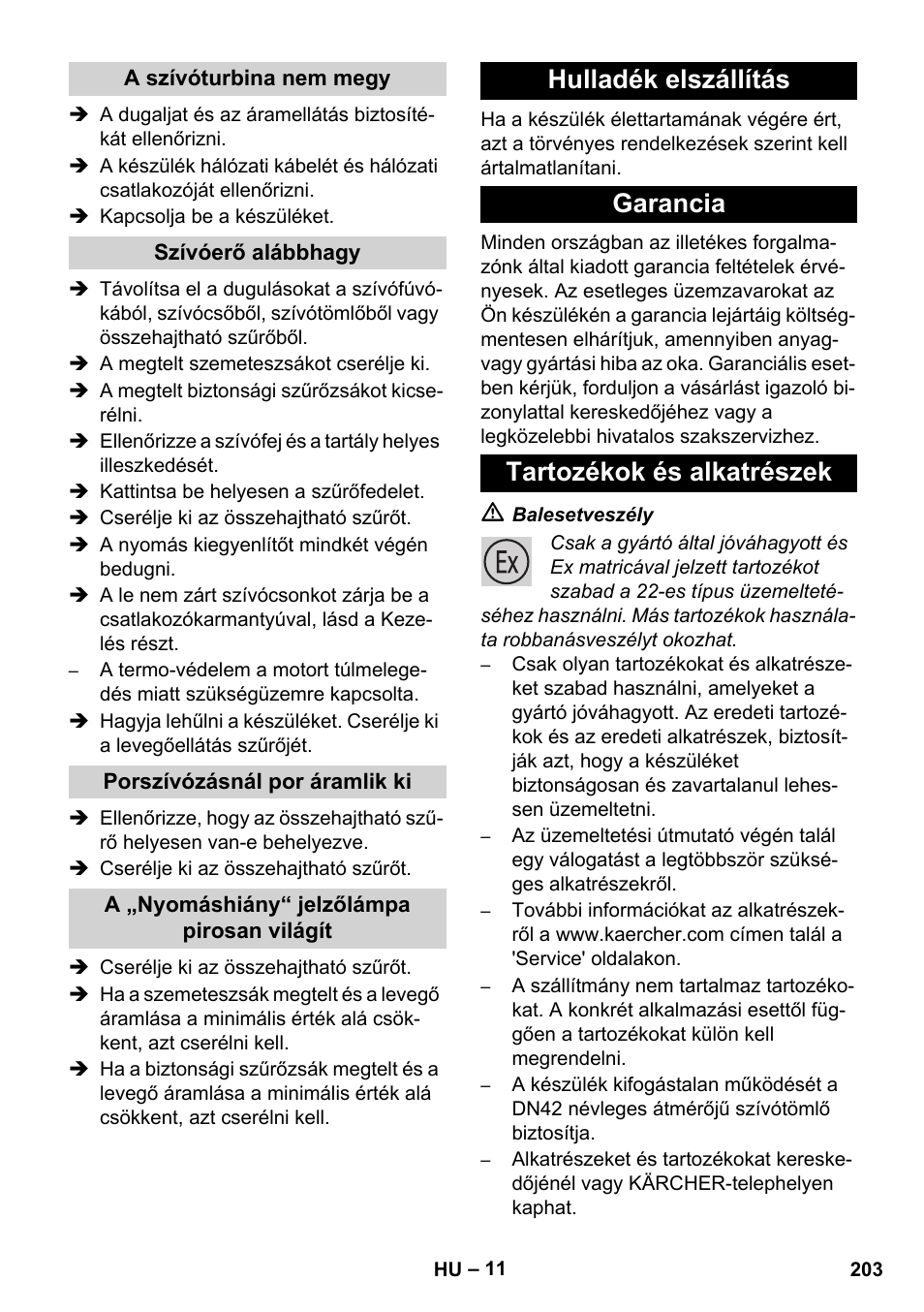 Karcher IVC 60-12-1 Ec H Z22 User Manual | Page 203 / 372