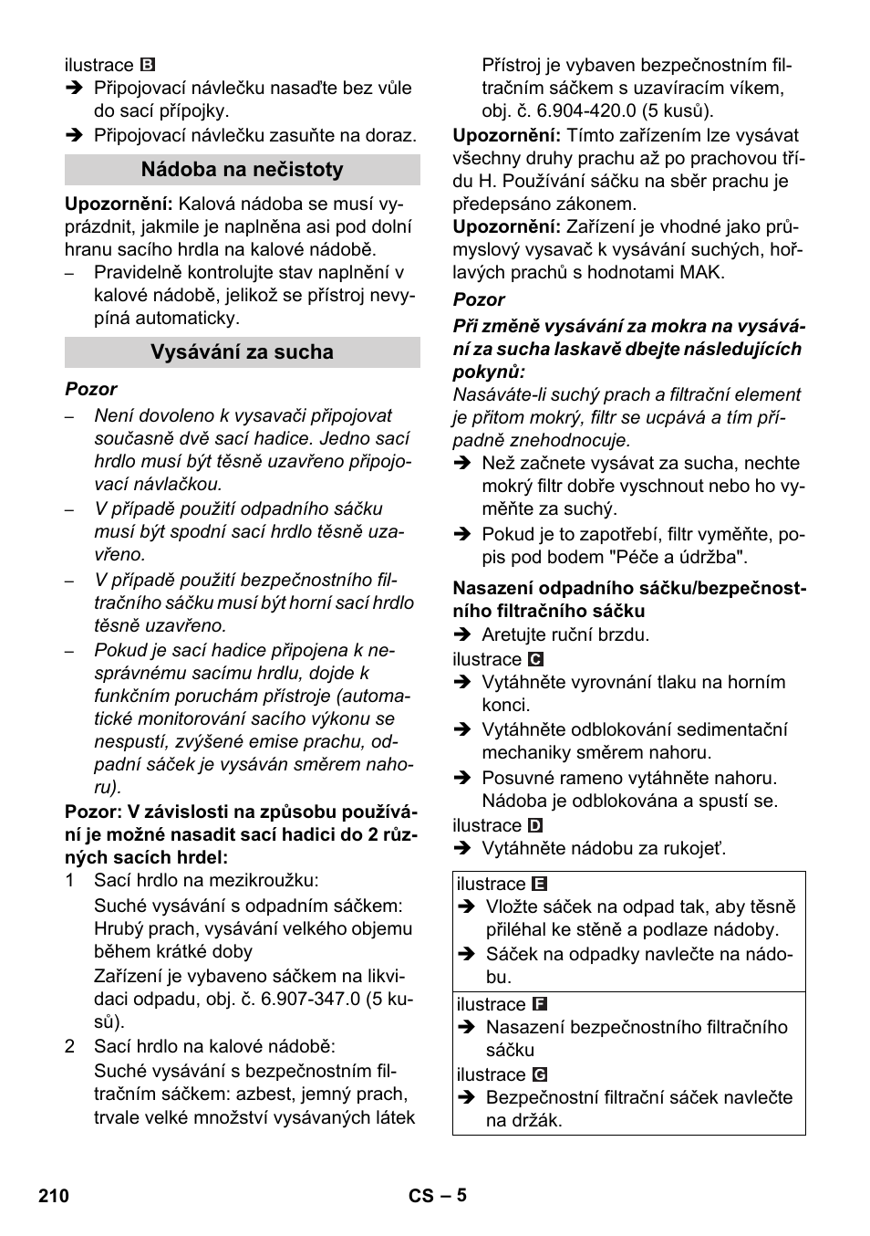 Karcher IVC 60-12-1 Ec H Z22 User Manual | Page 210 / 372