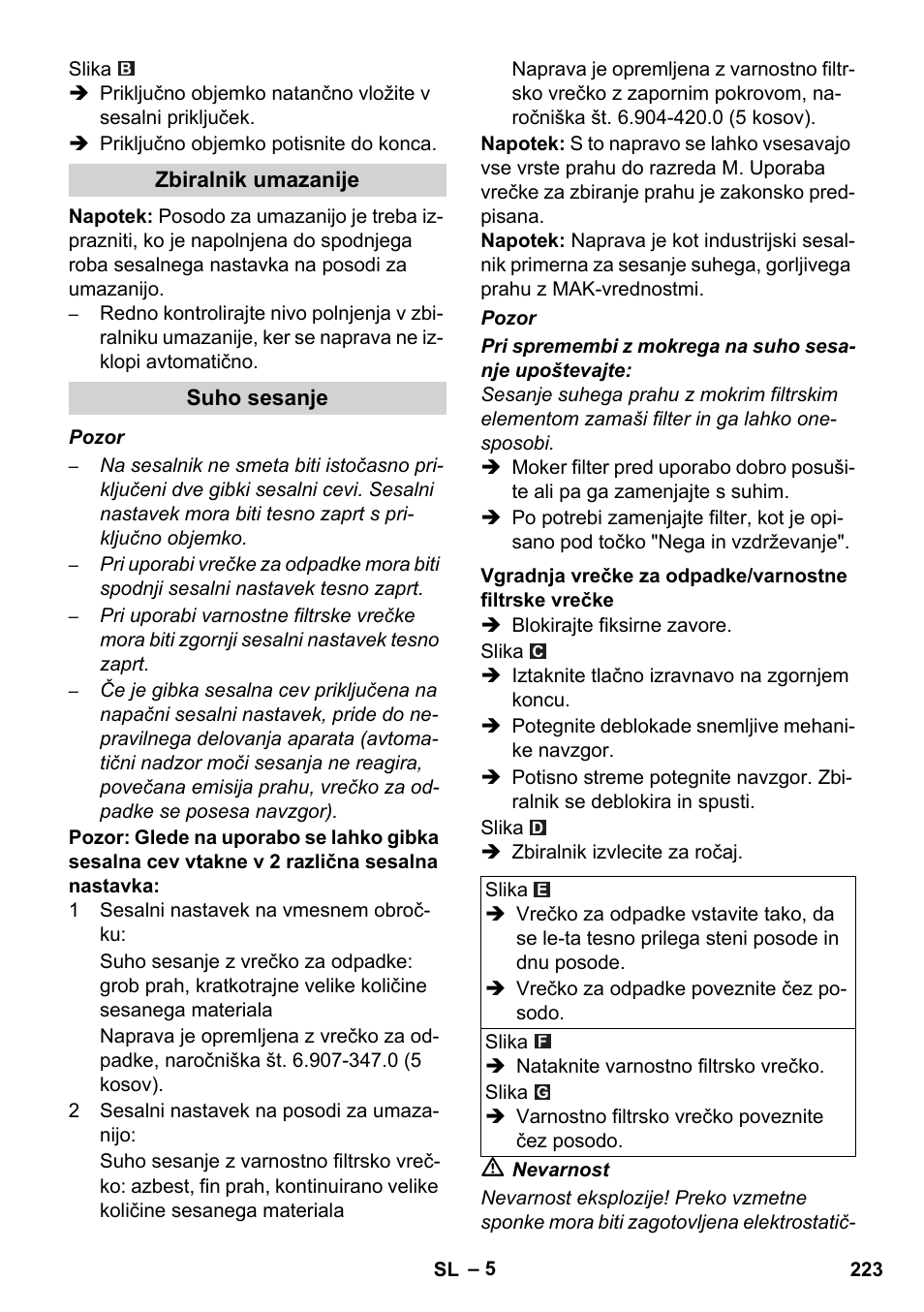 Karcher IVC 60-12-1 Ec H Z22 User Manual | Page 223 / 372