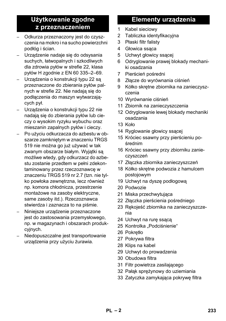Karcher IVC 60-12-1 Ec H Z22 User Manual | Page 233 / 372