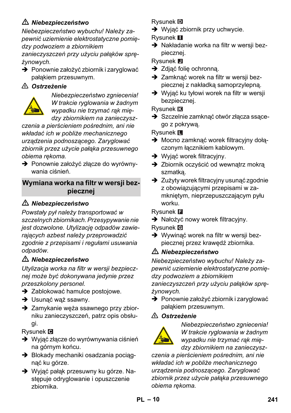 Karcher IVC 60-12-1 Ec H Z22 User Manual | Page 241 / 372