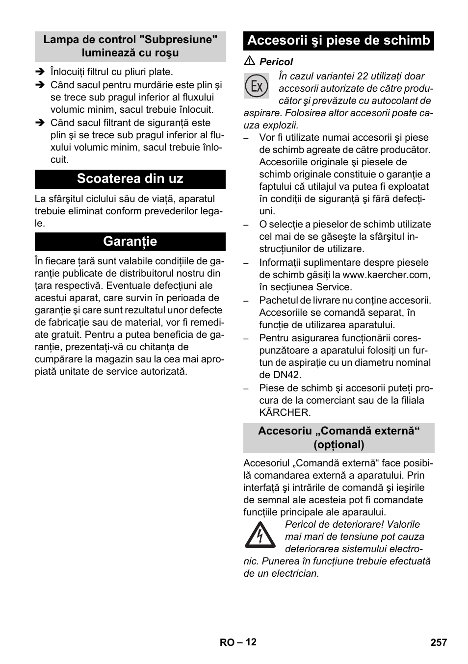 Karcher IVC 60-12-1 Ec H Z22 User Manual | Page 257 / 372