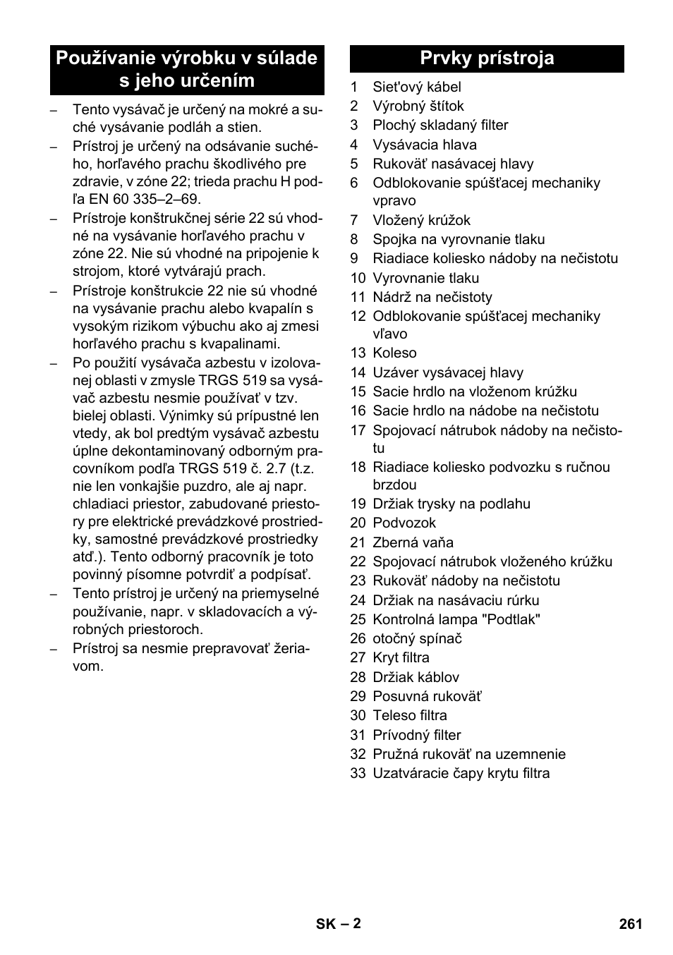 Karcher IVC 60-12-1 Ec H Z22 User Manual | Page 261 / 372