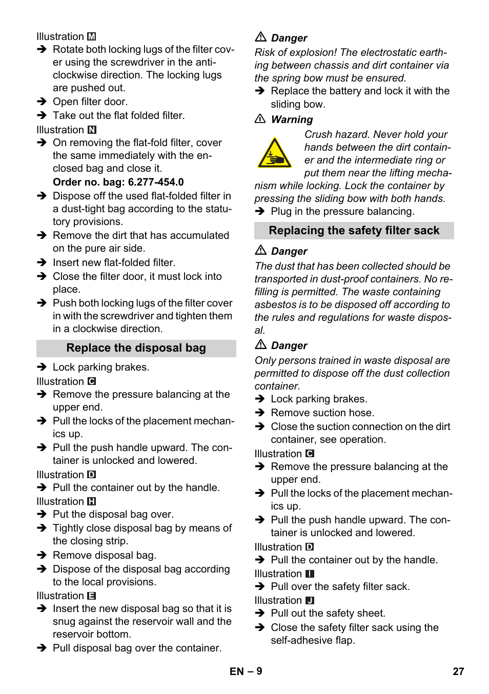 Karcher IVC 60-12-1 Ec H Z22 User Manual | Page 27 / 372