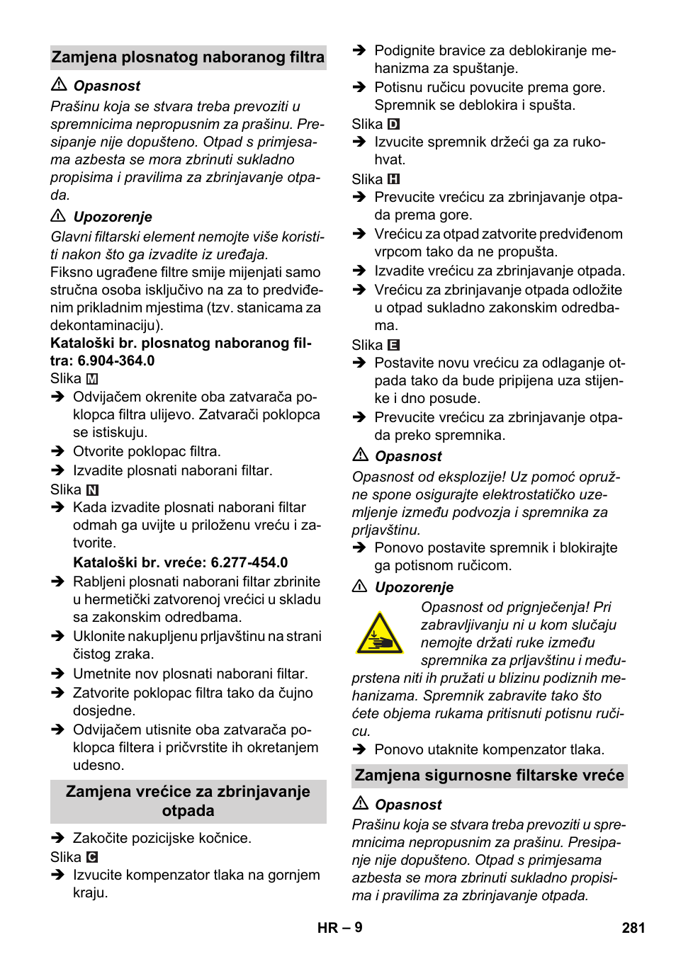 Karcher IVC 60-12-1 Ec H Z22 User Manual | Page 281 / 372