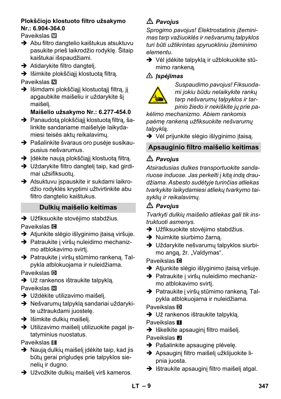 Karcher IVC 60-12-1 Ec H Z22 User Manual | Page 347 / 372