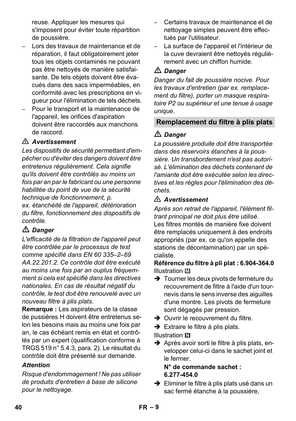 Karcher IVC 60-12-1 Ec H Z22 User Manual | Page 40 / 372