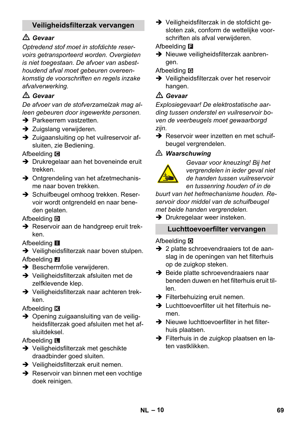 Karcher IVC 60-12-1 Ec H Z22 User Manual | Page 69 / 372
