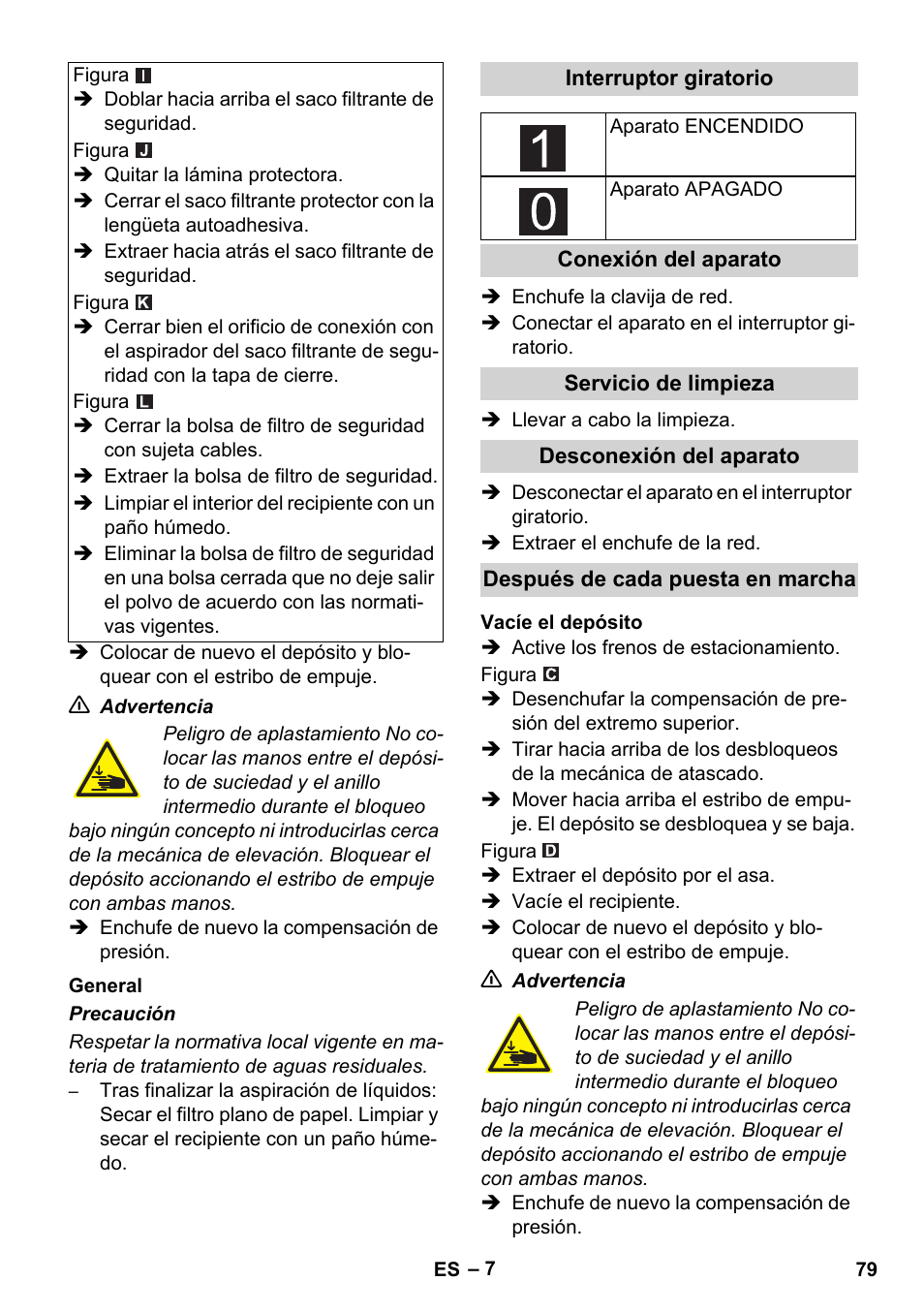 Karcher IVC 60-12-1 Ec H Z22 User Manual | Page 79 / 372