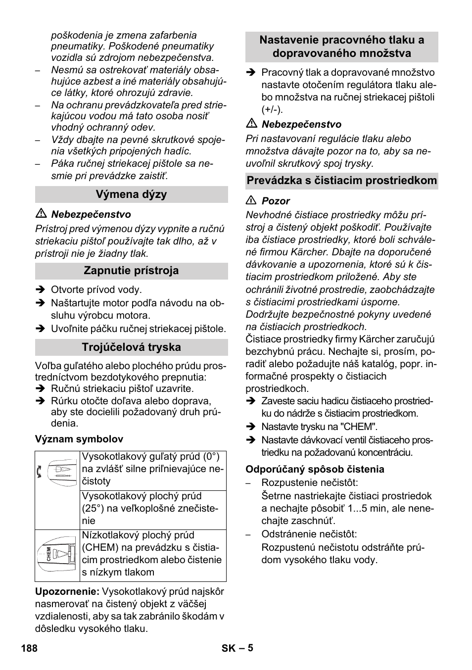 Karcher HD 1050 B User Manual | Page 188 / 270