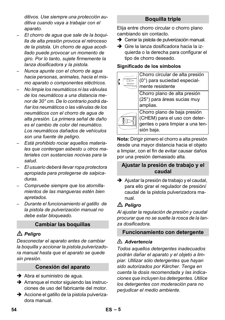 Karcher HD 1050 B User Manual | Page 54 / 270