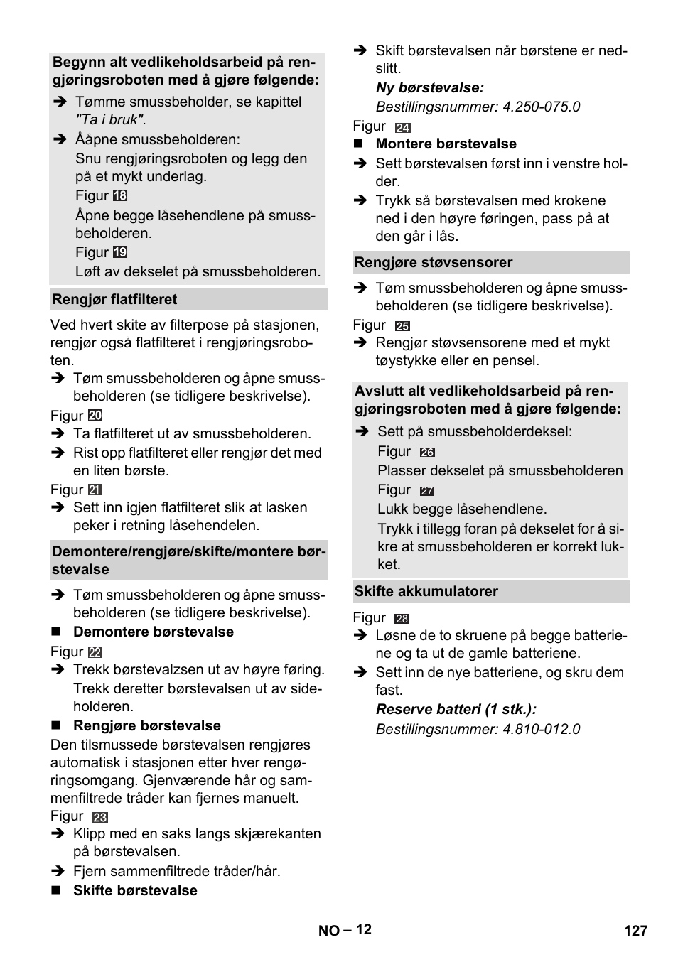 Karcher Robot RC 3000 User Manual | Page 127 / 400