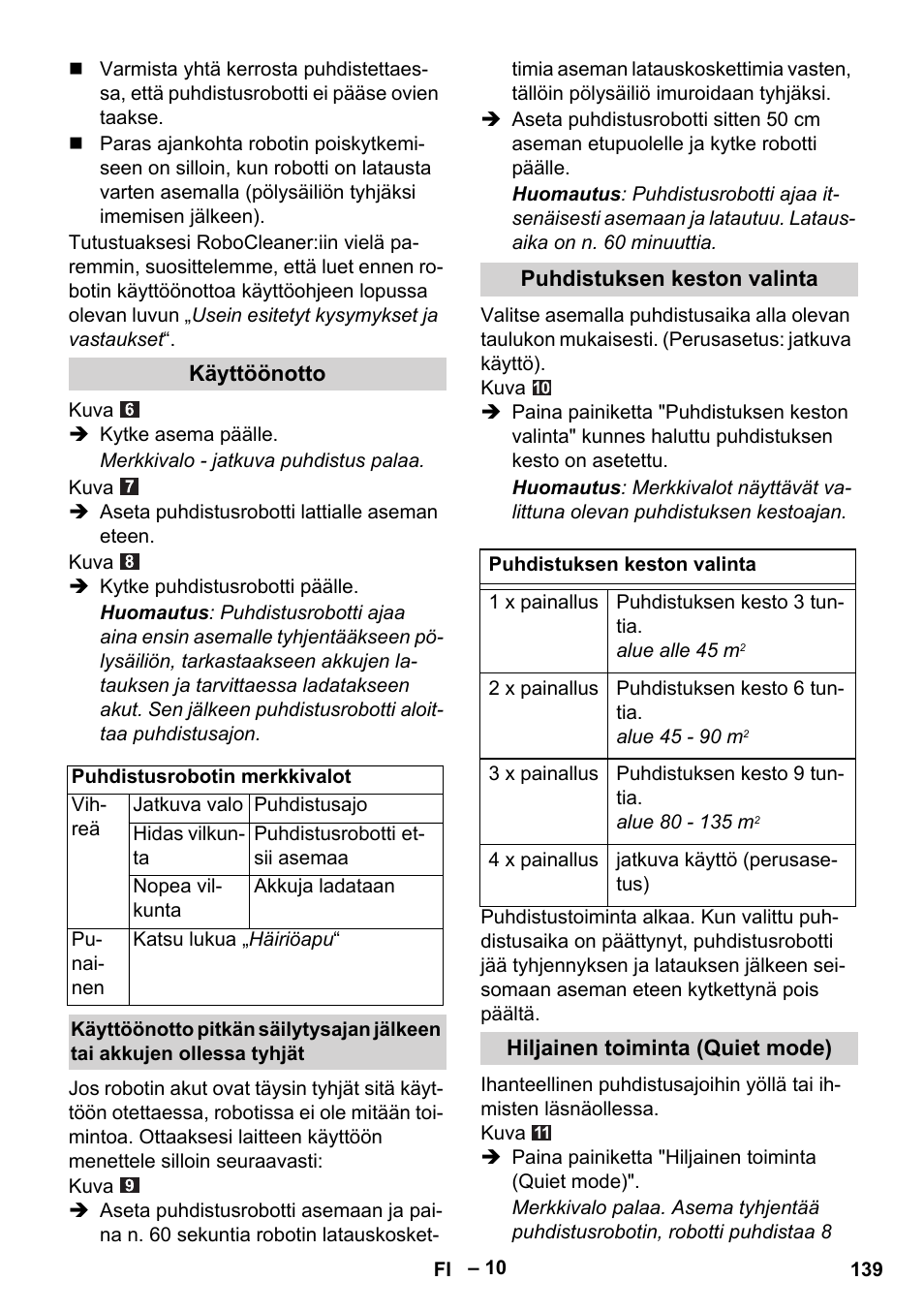 Karcher Robot RC 3000 User Manual | Page 139 / 400