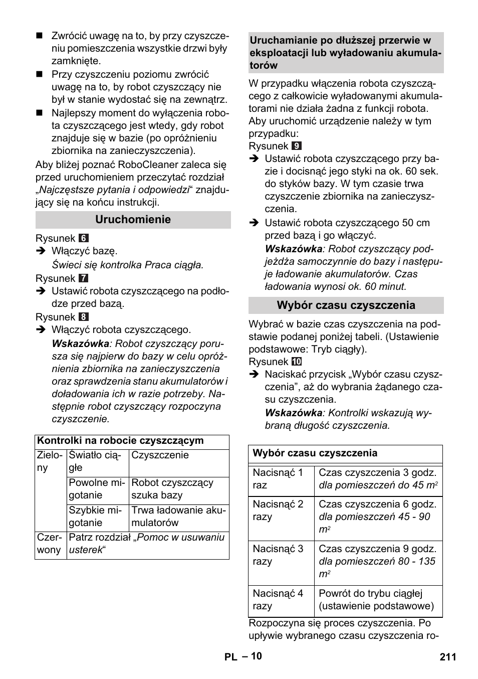 Karcher Robot RC 3000 User Manual | Page 211 / 400