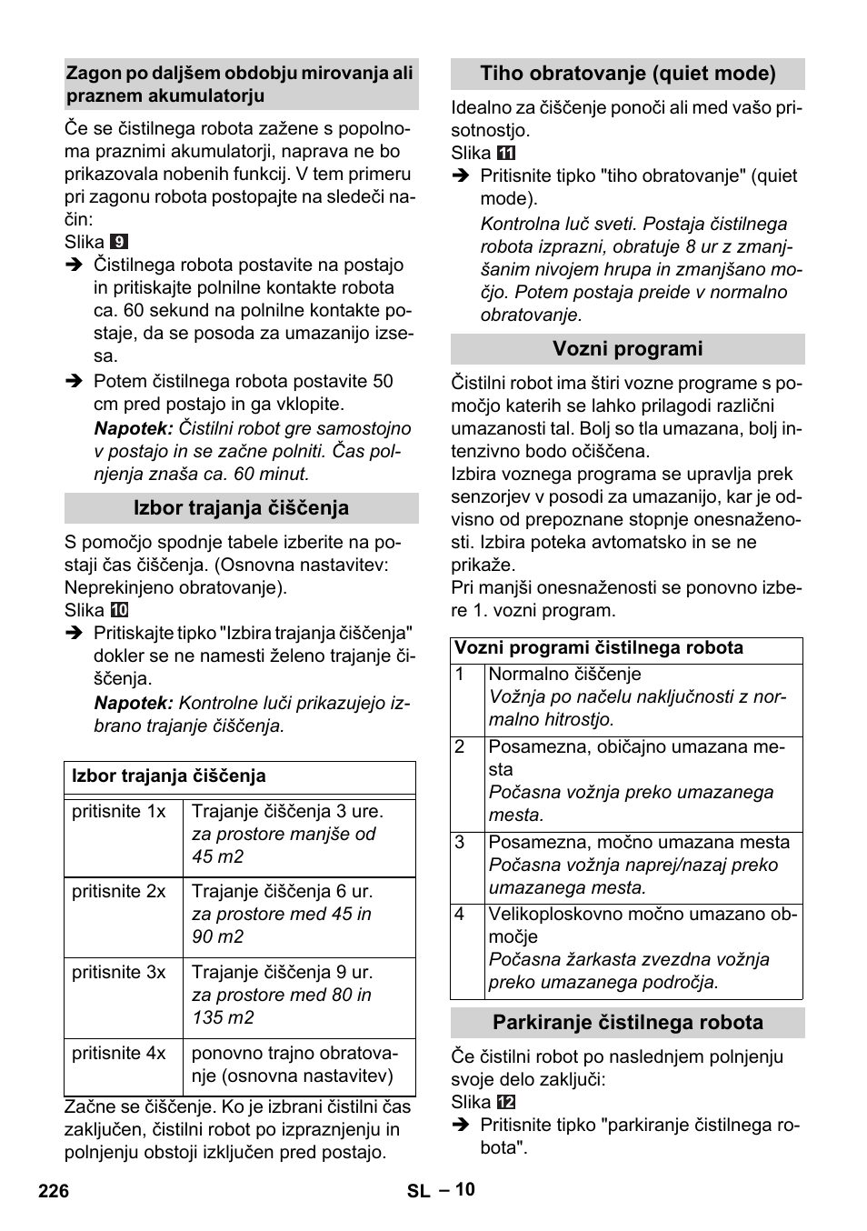 Karcher Robot RC 3000 User Manual | Page 226 / 400