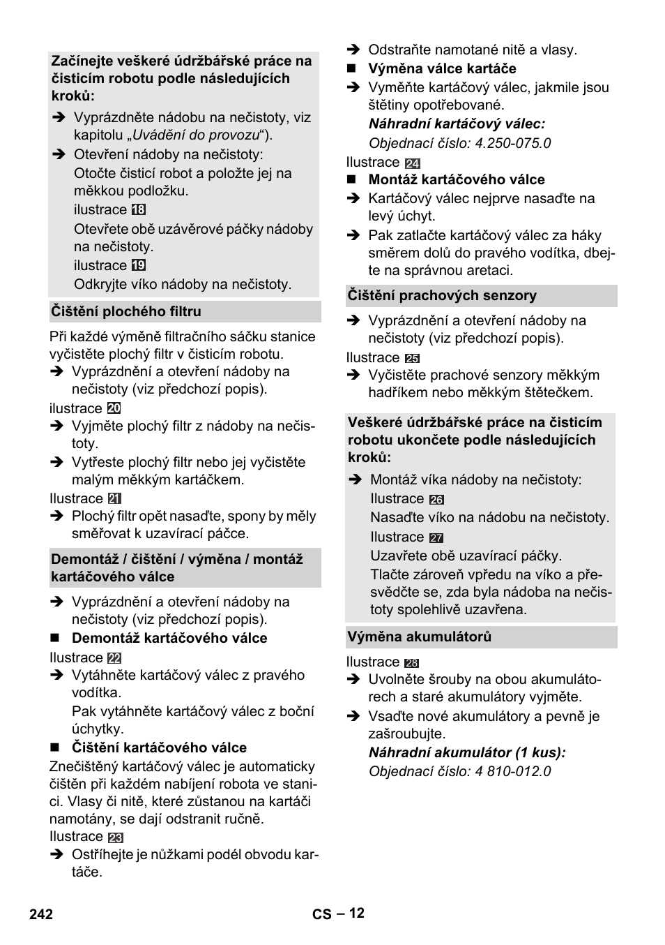 Karcher Robot RC 3000 User Manual | Page 242 / 400