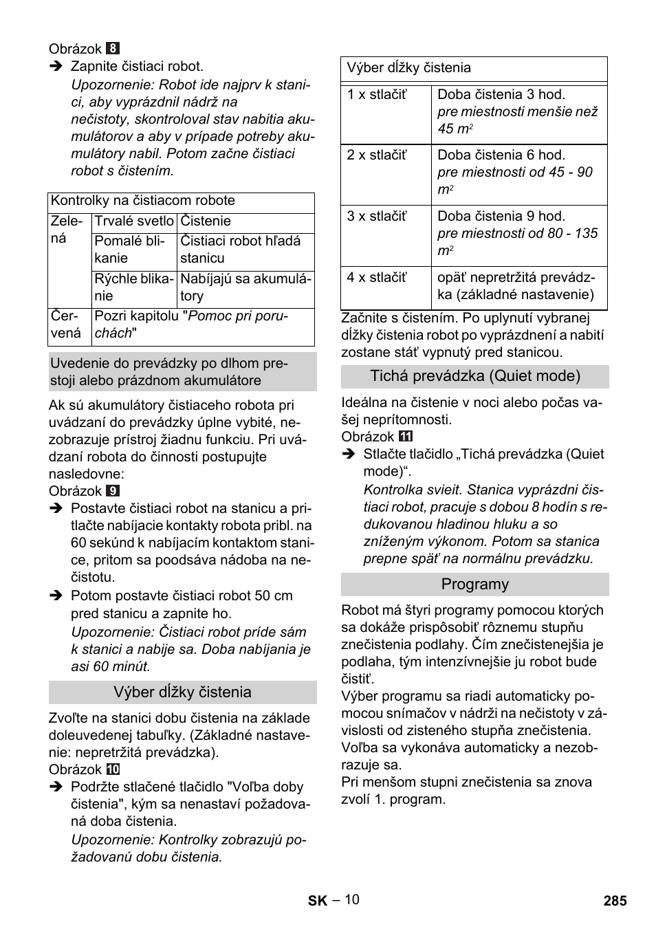 Karcher Robot RC 3000 User Manual | Page 285 / 400