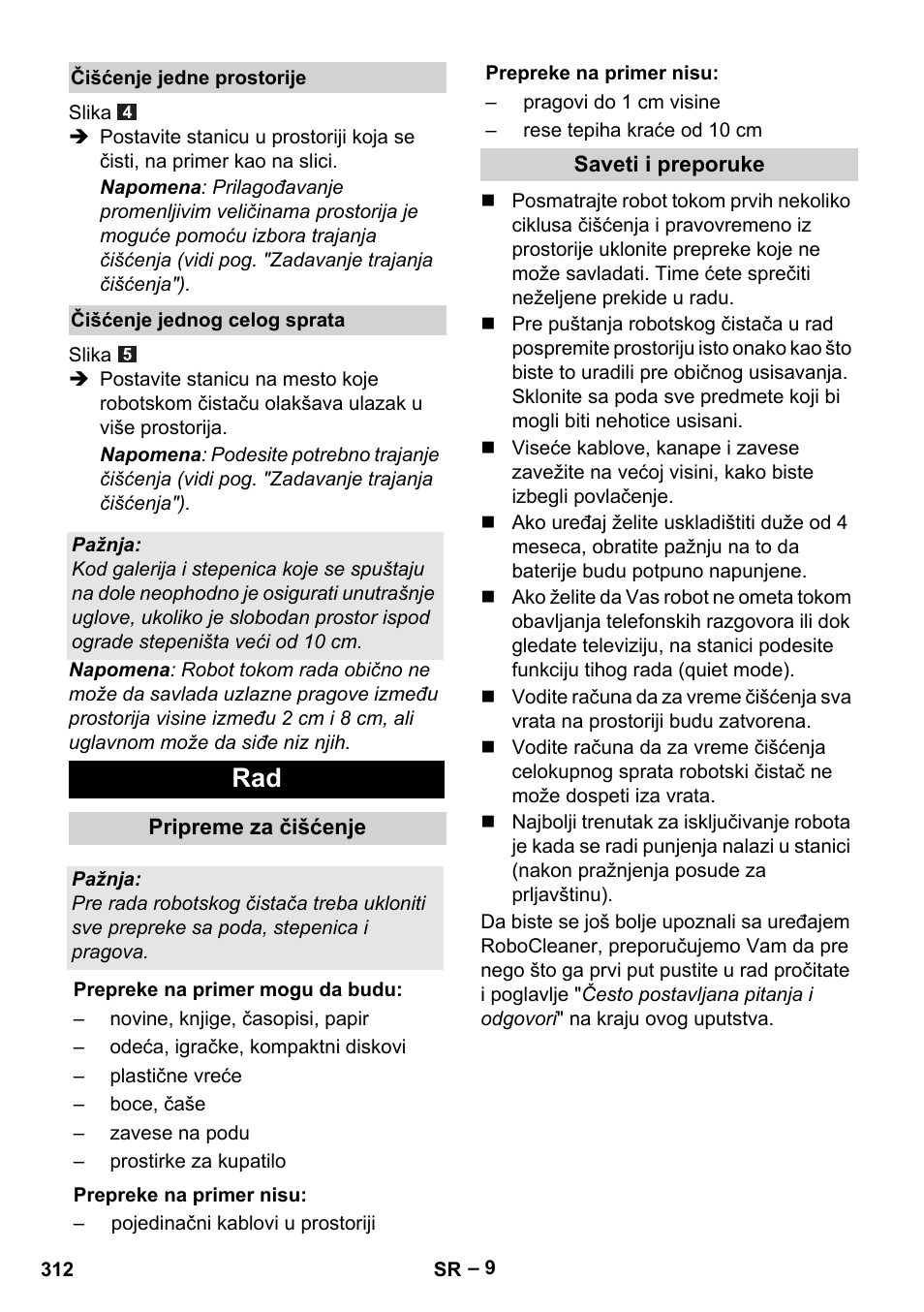 Karcher Robot RC 3000 User Manual | Page 312 / 400