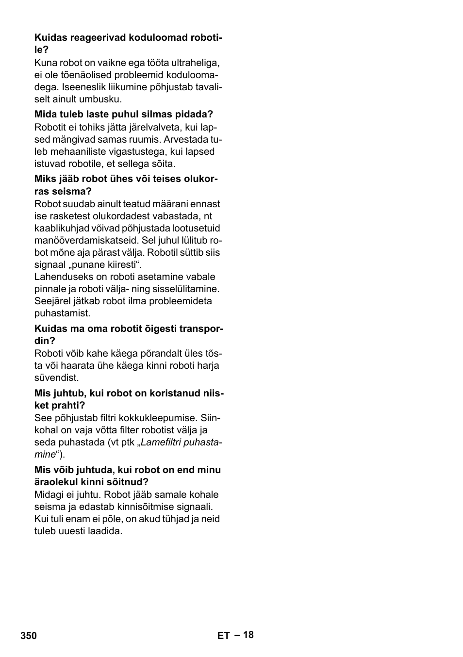 Karcher Robot RC 3000 User Manual | Page 350 / 400